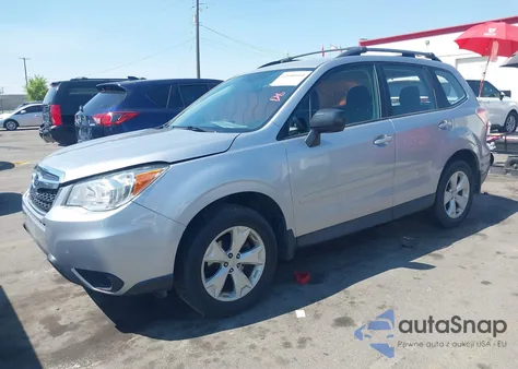 2016 Subaru Forester 2.5I из США, поврежденный, VIN JF2SJABC0GH435505
